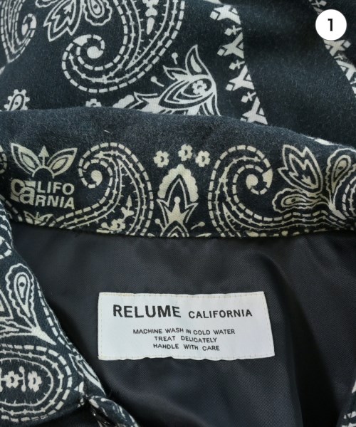 JOURNAL STANDARD relume（ジャーナルスタンダードレリューム）カジュアルシャツ 黒 サイズ:M メンズ/2200736744065