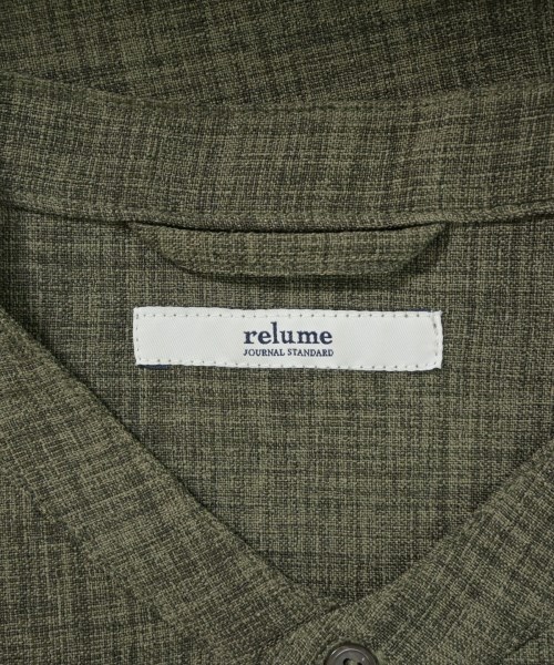JOURNAL STANDARD relume（ジャーナルスタンダードレリューム）カジュアルシャツ カーキ サイズ:L メンズ/2200722265024