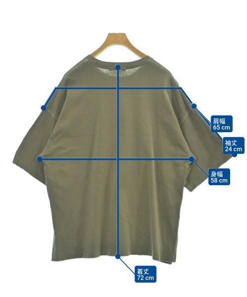 JOURNAL STANDARD relume（ジャーナルスタンダードレリューム）Tシャツ・カットソー カーキ サイズ:F メンズ/2200686459033