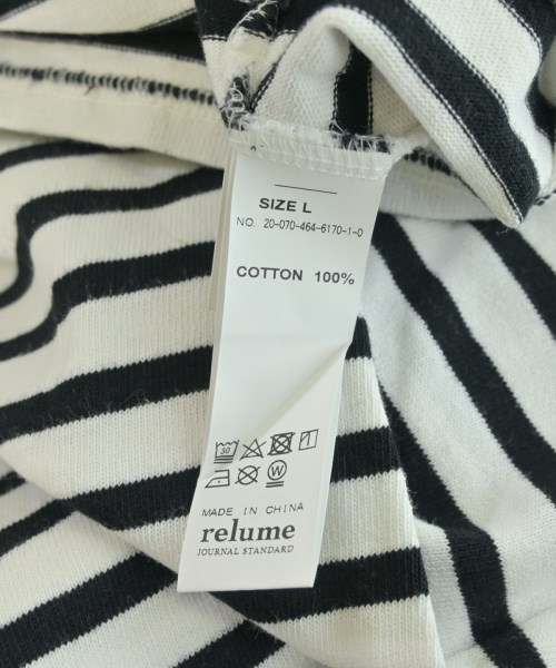 JOURNAL STANDARD relume（ジャーナルスタンダードレリューム）Tシャツ・カットソー 白 サイズ:L メンズ/2200679507130