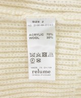 JOURNAL STANDARD relume（ジャーナルスタンダードレリューム）ニット・セーター 白 サイズ:2(M位) メンズ/2200683325010