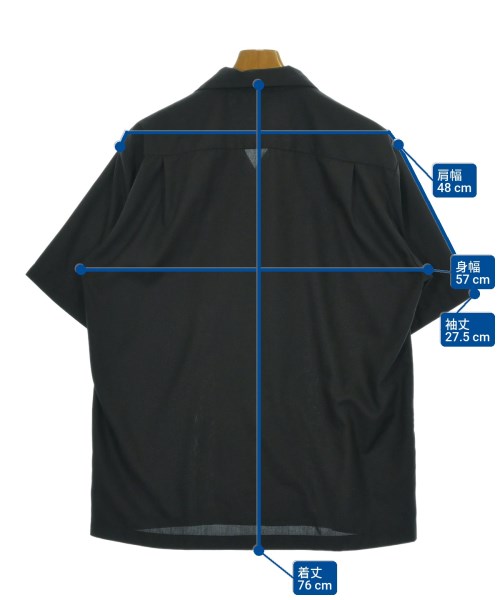 JOURNAL STANDARD relume（ジャーナルスタンダードレリューム）カジュアルシャツ 黒 サイズ:XL メンズ/2200688736101