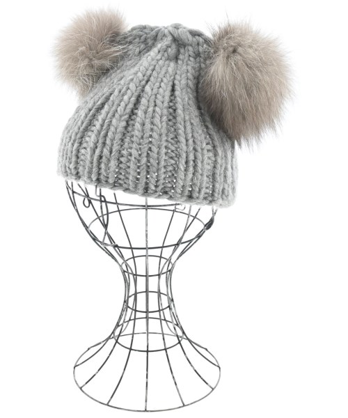 Eugenia Kim(ユージニアキム)ニットキャップ・ビーニー グレー サイズ:-/2200639980119