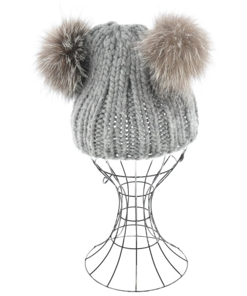 Eugenia Kim（ユージニアキム）ニットキャップ・ビーニー グレー サイズ:- レディース/2200639980119