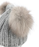 Eugenia Kim（ユージニアキム）ニットキャップ・ビーニー グレー サイズ:- レディース/2200639980119