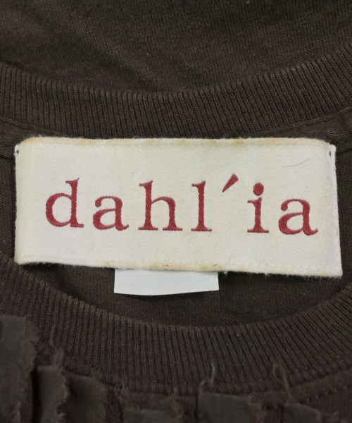 Dahl'ia（ダリア）Tシャツ・カットソー 茶 サイズ:F レディース/2200635044037