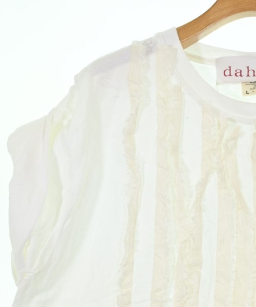 Dahl'ia（ダリア）Tシャツ・カットソー 白 サイズ:L レディース/2200645777093