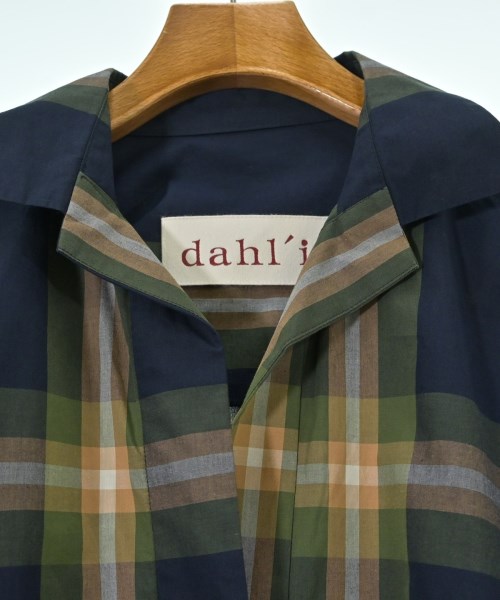 Dahl'ia（ダリア）シャツワンピース 紺 サイズ:F レディース/2200691639055