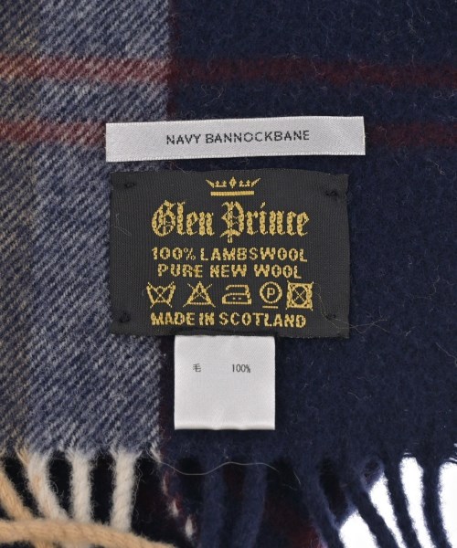 Glen Prince（グレンプリンス）ストール 紺 サイズ:- レディース/2200634256066