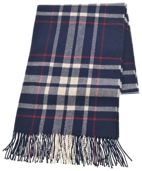 Glen Prince(グレンプリンス)ストール 紺 サイズ:-/2200674270060