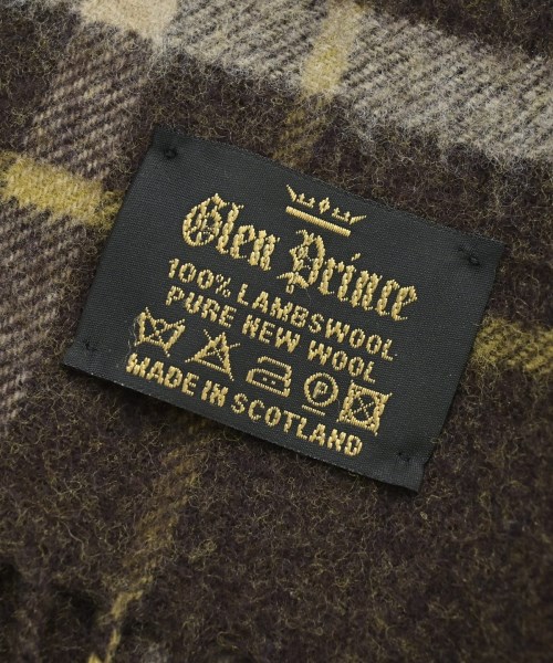 Glen Prince（グレンプリンス）マフラー 茶 サイズ:- メンズ/2200672947292