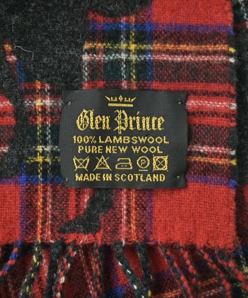 Glen Prince（グレンプリンス）マフラー 赤 サイズ:- レディース/2200651051071