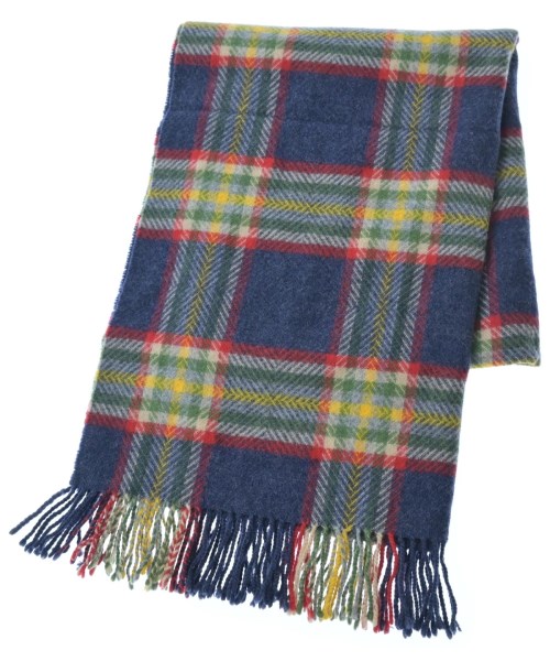 Glen Prince(グレンプリンス)マフラー 紺 サイズ:-/2200662371045