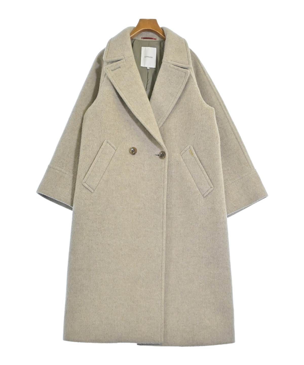 LOVELESS（ラブレス）チェスターコート ベージュ サイズ:36(S位