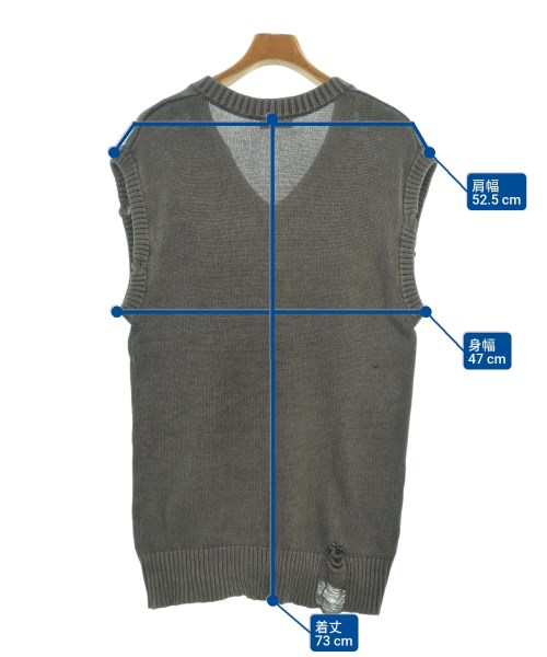 LOVELESS（ラブレス）ベスト グレー サイズ:M メンズ/2200531967034