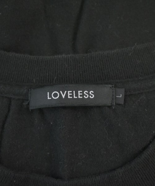 LOVELESS（ラブレス）Tシャツ・カットソー 黒 サイズ:L メンズ/2200622697062
