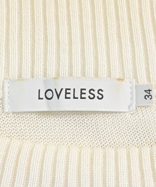 LOVELESS（ラブレス）ニット・セーター 白 サイズ:34(XS位) レディース/2200625835041