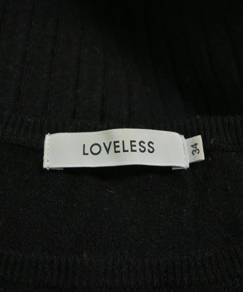 LOVELESS（ラブレス）ニット・セーター 黒 サイズ:34(XS位) レディース/2200630004067