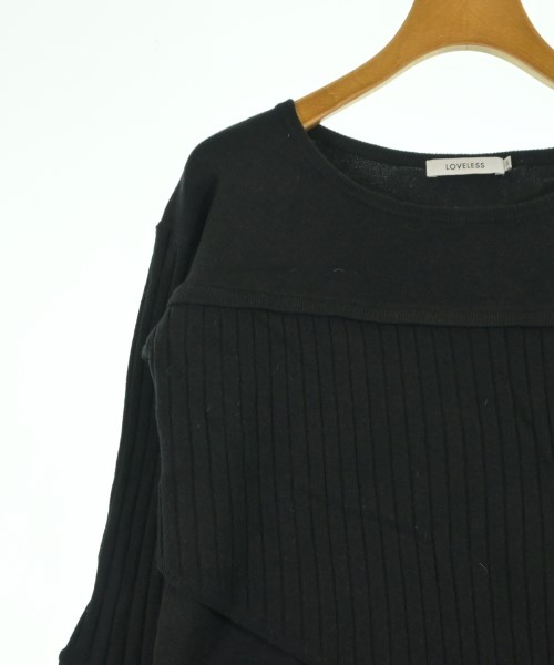 LOVELESS（ラブレス）ニット・セーター 黒 サイズ:34(XS位) レディース/2200630004067