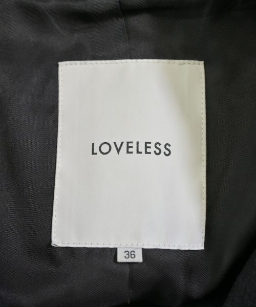 LOVELESS（ラブレス）チェスターコート 黒 サイズ:36(S位) レディース/2200633029012