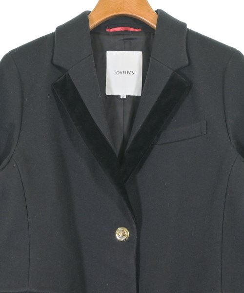 LOVELESS（ラブレス）チェスターコート 黒 サイズ:36(S位) レディース/2200633029012