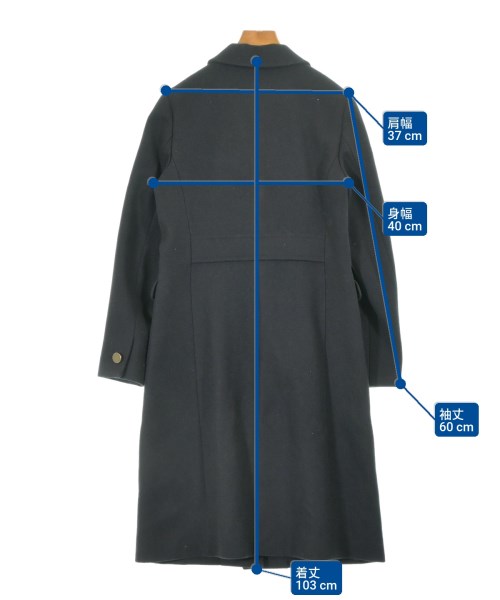 LOVELESS（ラブレス）チェスターコート 黒 サイズ:36(S位) レディース/2200633029012