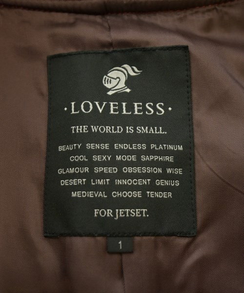 LOVELESS（ラブレス）ダッフルコート 赤 サイズ:1(S位) メンズ/2200612448018