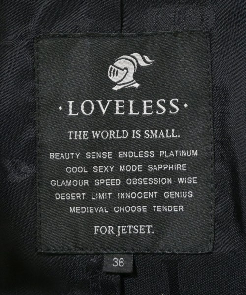 LOVELESS（ラブレス）ライダース 黒 サイズ:36(S位) レディース/2200678557020