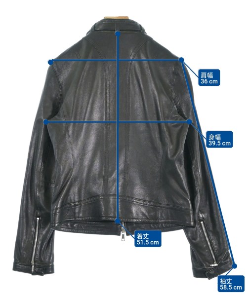 LOVELESS（ラブレス）ライダース 黒 サイズ:36(S位) レディース/2200678557020