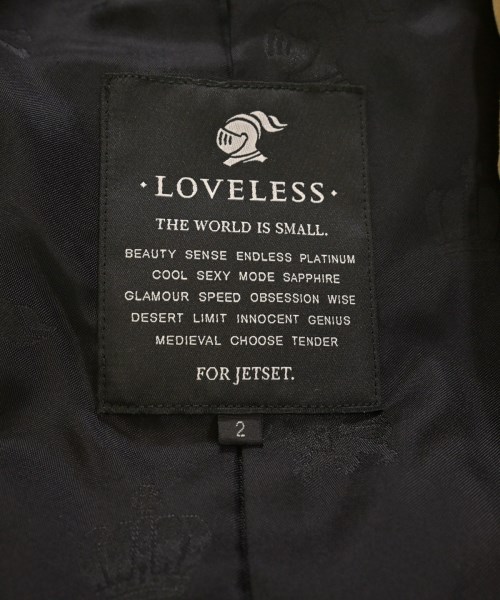 LOVELESS（ラブレス）ライダース ベージュ サイズ:2(M位) メンズ/2200694352012