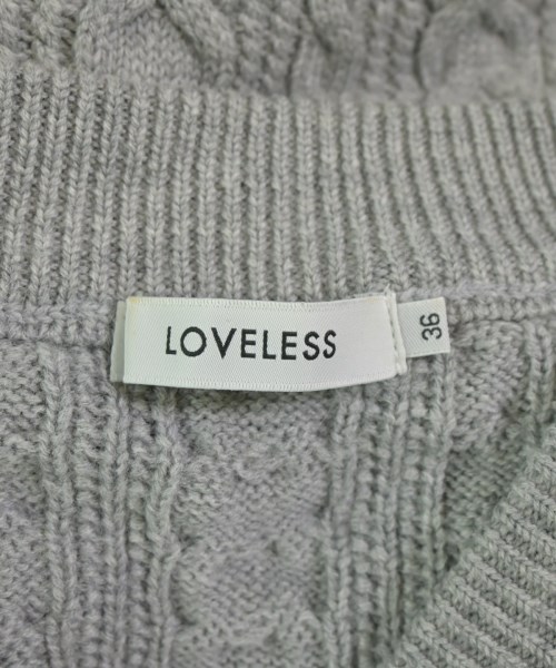 LOVELESS（ラブレス）ニット・セーター グレー サイズ:36(S位) レディース/2200695157098