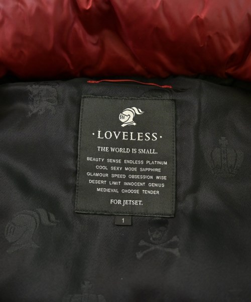 LOVELESS（ラブレス）ダウンジャケット/ダウンベスト 紺 サイズ:1(S位) メンズ/2200645624014