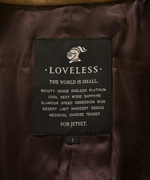 LOVELESS（ラブレス）チェスターコート ベージュ サイズ:1(S位) メンズ/2200695958015