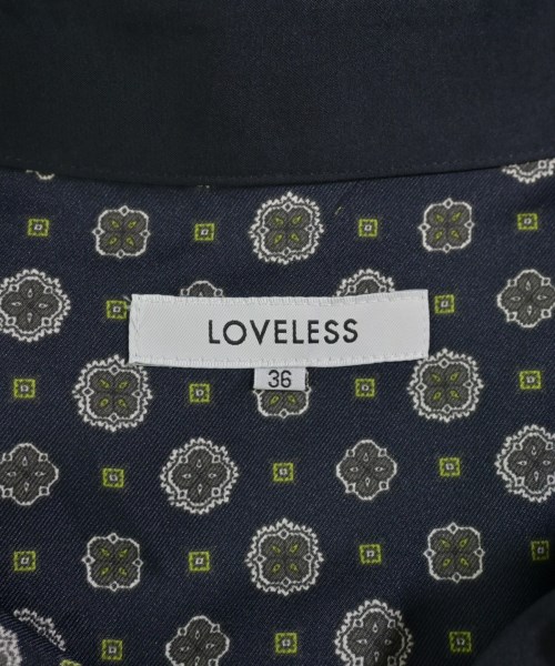LOVELESS（ラブレス）シャツワンピース 紺 サイズ:36(S位) レディース/2200706967036