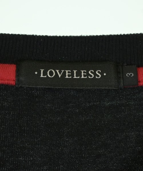 LOVELESS（ラブレス）Tシャツ・カットソー 黒 サイズ:3(L位) メンズ/2200706345124