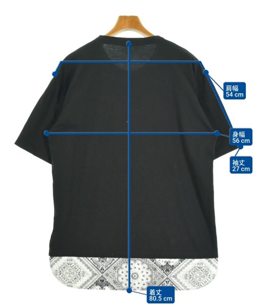 LOVELESS（ラブレス）Tシャツ・カットソー 黒 サイズ:3(L位) メンズ/2200706345124