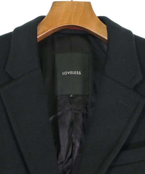 LOVELESS（ラブレス）チェスターコート 黒 サイズ:S メンズ/2200660574042