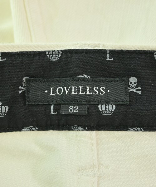 LOVELESS（ラブレス）デニムパンツ 白 サイズ:82(M位) メンズ/2200663534050
