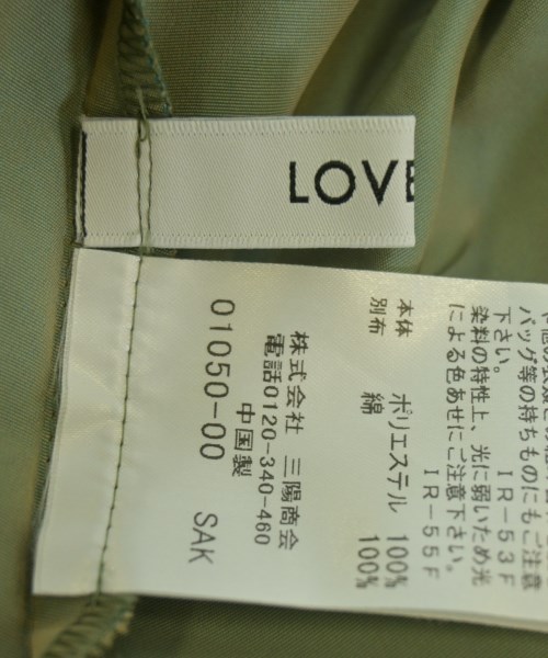 LOVELESS（ラブレス）ワンピース カーキ サイズ:34(XS位) レディース/2200735455023