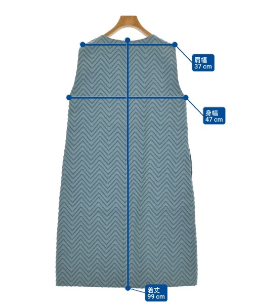 Sally Scott（サリースコット）ワンピース 青 サイズ:11AR(L位) レディース/2200626645014