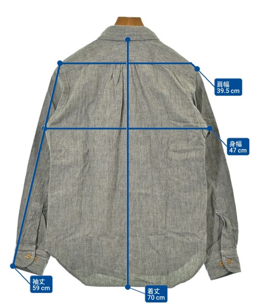 HAVERSACK（ハバーサック）カジュアルシャツ グレー サイズ:M メンズ/2200627521867