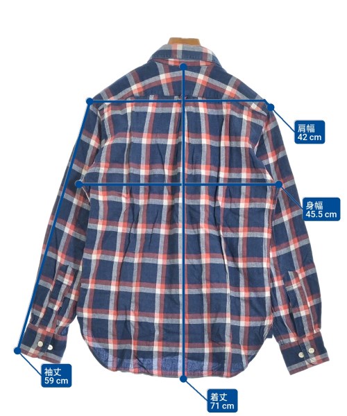 HAVERSACK（ハバーサック）カジュアルシャツ 青 サイズ:M メンズ/2200630190050