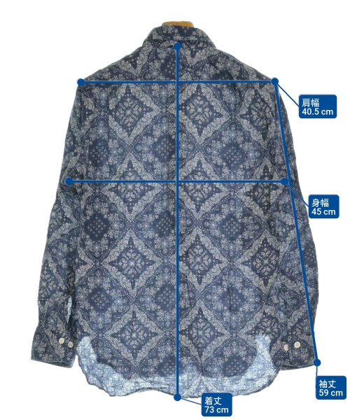 HAVERSACK（ハバーサック）カジュアルシャツ 紺 サイズ:M メンズ/2200651236331