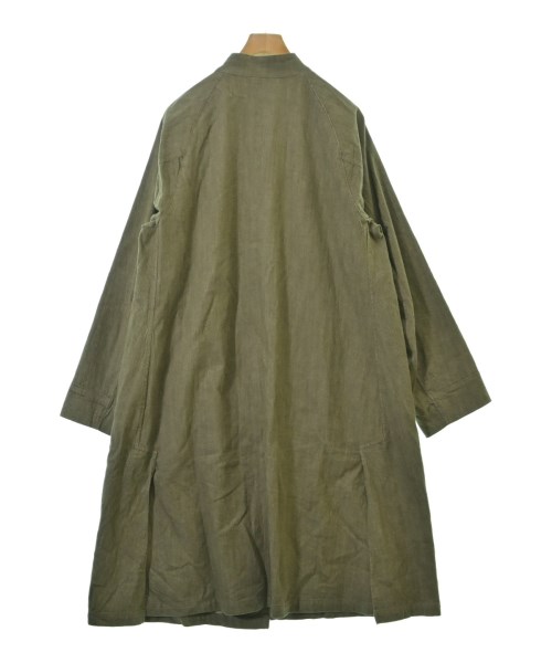 HAVERSACK（ハバーサック）ステンカラーコート カーキ サイズ:L メンズ/2200653873015
