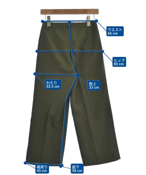 LIU･JO（リュージョー）スラックス カーキ サイズ:34(XS位) レディース/2200649781041