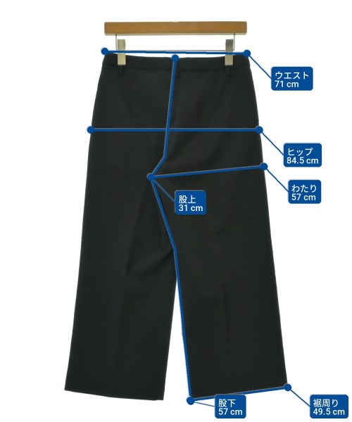 LIU･JO（リュージョー）クロップドパンツ 黒 サイズ:40(M位) レディース/2200706849042