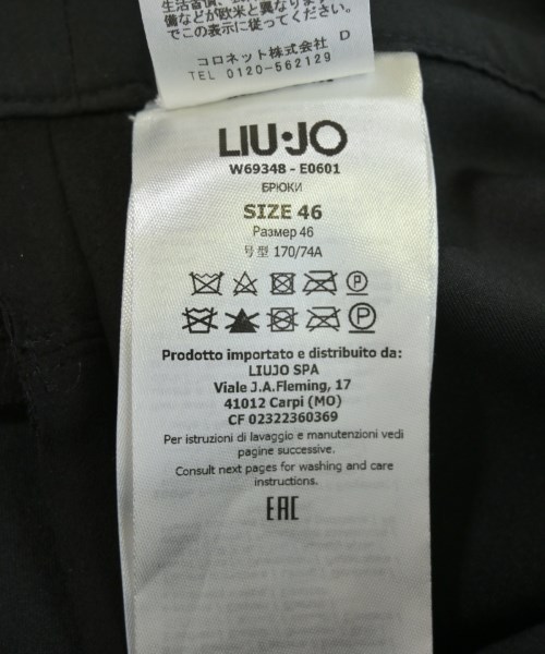 LIU･JO（リュージョー）スラックス 黒 サイズ:46(M位) メンズ/2200729672061