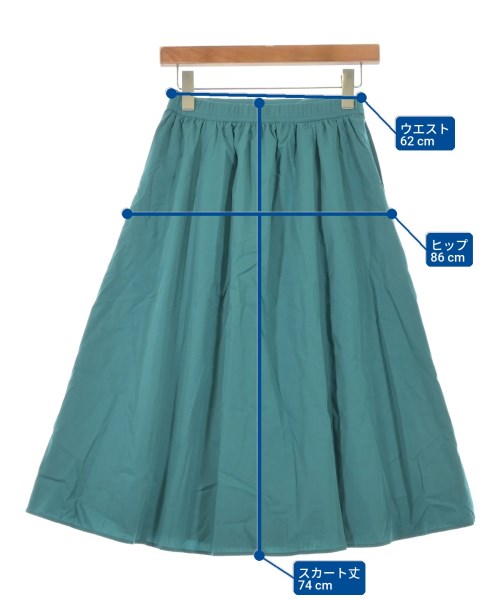 SLOBE IENA（スローブイエナ）ロング・マキシ丈スカート 緑 サイズ:36(S位) レディース/2200618008049
