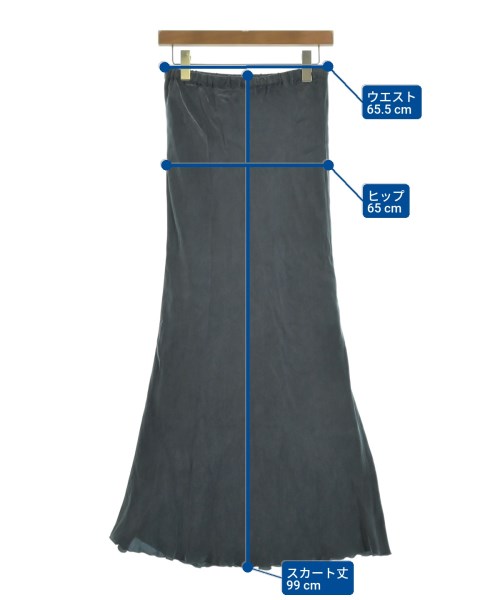 SLOBE IENA（スローブイエナ）ロング・マキシ丈スカート 紺 サイズ:-(M位) レディース/2200620362115