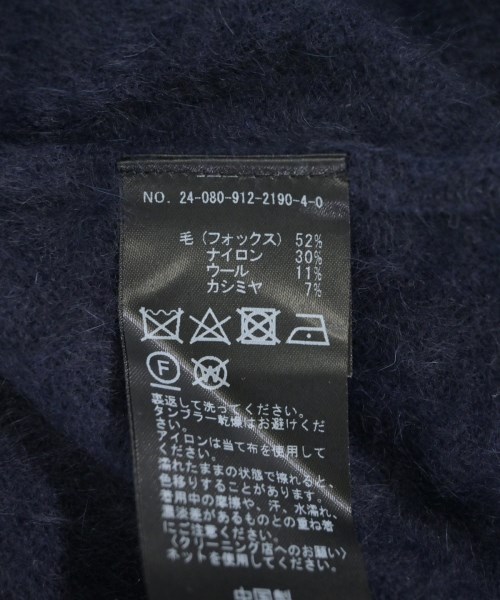 SLOBE IENA（スローブイエナ）ニット・セーター 紺 サイズ:F レディース/2200620721080